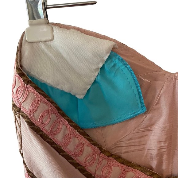 Vintage Tracy Reese Silk Embroidered Dress Suit Set 6/8 - Picture 7 of 10